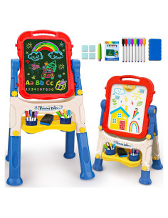 Caballete Doble Cara Basytodio para Niños 2-4 Años Ajustable