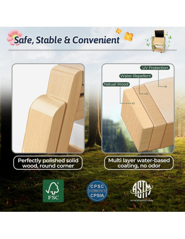 Caballete de Arte 2-en-1 LOL-FUN para Niños con Almacenamiento