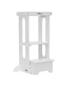 Torre de Aprendizaje Plegable Little Partners 56.5x49.7cm Blanco