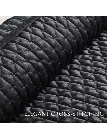 Conjunto de Ropa de Cama de Terciopelo EVERGRACE 3 Piezas Queen Negro