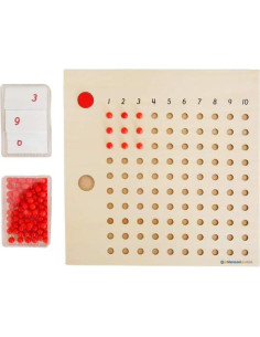 Tablero de Cuentas de Multiplicación Montessori Outlet - 100 Cuentas 2