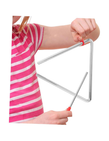 Triángulo Musical Kisangel con Martillo - Educación Musical Infantil