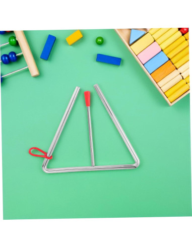 Triángulo Musical Kisangel con Martillo - Educación Musical Infantil