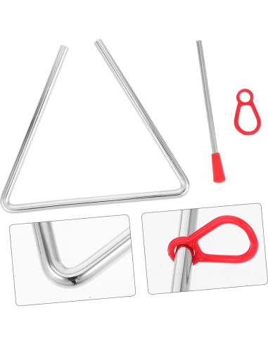 Triángulo Musical Kisangel con Martillo - Educación Musical Infantil