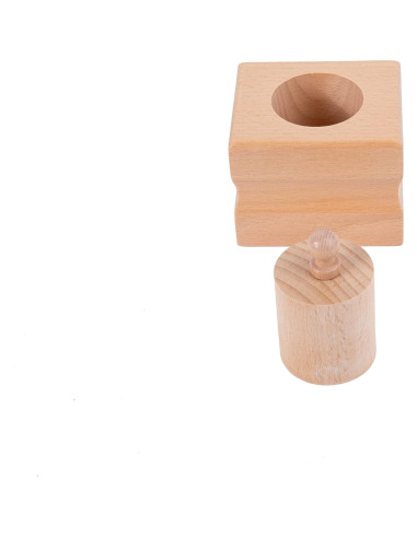 Juguetes Montessori de Madera para Bebés 6-12 Meses - Juego Sensorial