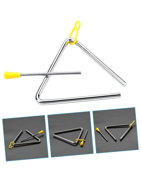 Triángulo Musical Kisangel 13.4x12.5cm para Niños