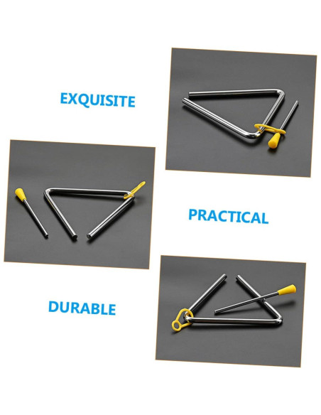 Triángulo Musical Kisangel 13.4x12.5cm para Niños