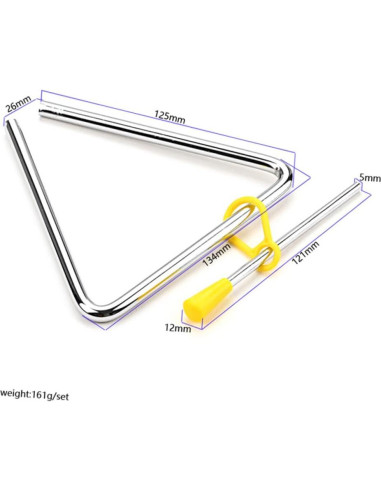 Triángulo Musical Kisangel 13.4x12.5cm para Niños