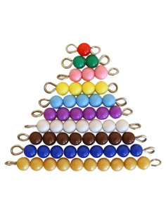 Escalera de Cuentas de Colores Montessori Outlet 3-12 Años