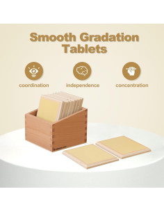 Tabletas de Gradación Suave Montessori Outlet - 5 Piezas 2