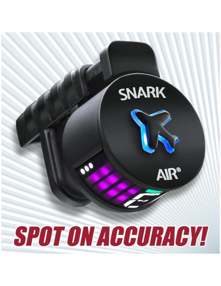 Afinador SNARK AIR-1 Recargable para Guitarra y Bajo