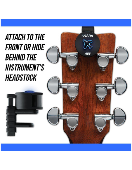 Afinador SNARK AIR-1 Recargable para Guitarra y Bajo