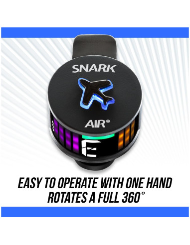 Afinador SNARK AIR-1 Recargable para Guitarra y Bajo