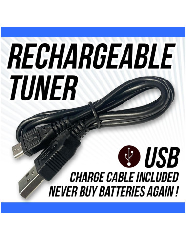 Afinador SNARK AIR-1 Recargable para Guitarra y Bajo