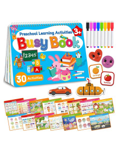 Libro Ocupado Montessori Walenced 3-5 Años Actividades