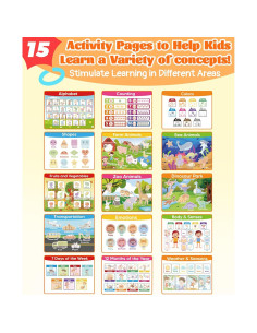 Libro Ocupado Montessori Walenced 3-5 Años Actividades 2