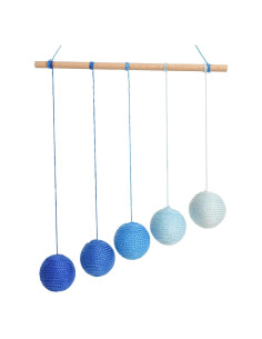 Móvil Montessori Gobbi Azul - Juguete Educativo Colgante