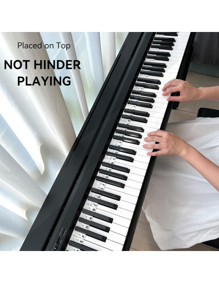 Guía de Notas de Piano BEATBIT para Principiantes 88 Teclas