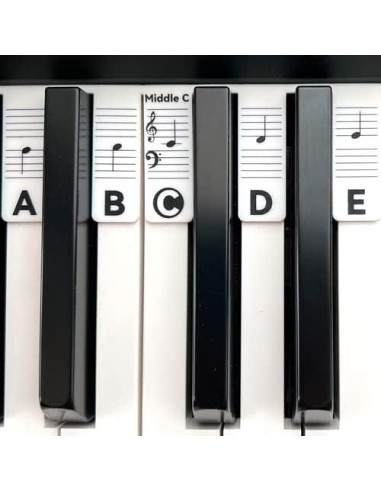 Guía de Notas de Piano BEATBIT para Principiantes 88 Teclas