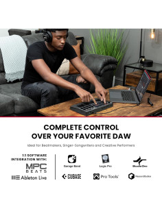 Controlador MIDI USB Akai MPK Mini MK3 25 Teclas Gris 2