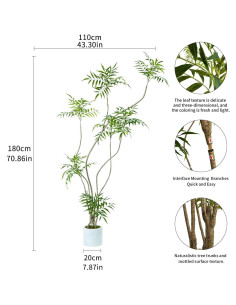 Árbol Artificial Mahonia Fortunei AfanD 182 cm Verde 2