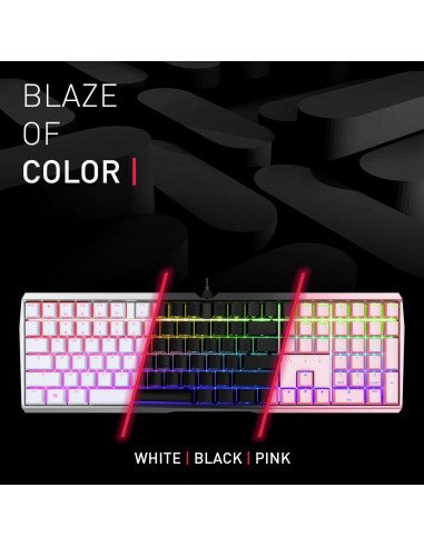 Teclado Mecánico CHERRY MX Board 3.0 S Negro con Cable