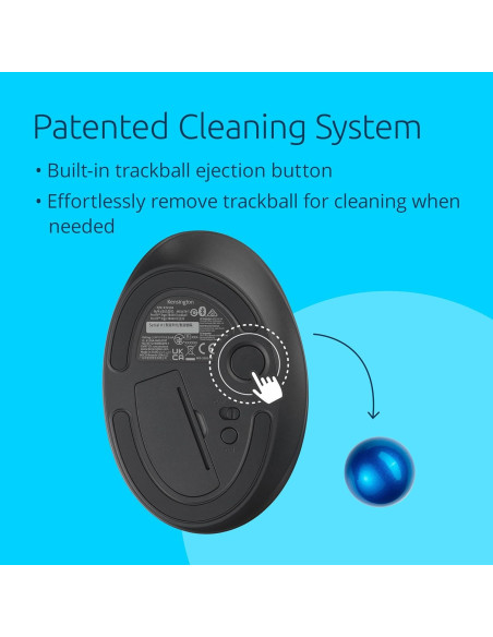 Kensington Ratón Trackball ProFit Ergo TB450 Inalámbrico
