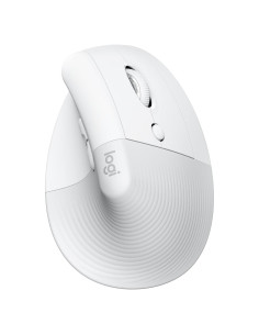 Logitech Lift Ratón Vertical Ergonómico Inalámbrico para Mac - Blanco
