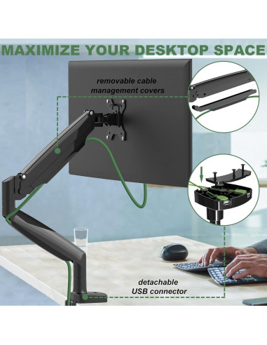 Soporte de Monitor UPGRAVITY para Pantallas de 13 a 86 cm
