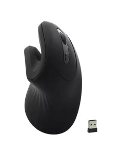 Ratón Ergonómico Vertical Inalámbrico KH Ergo 2.4GHz - Negro