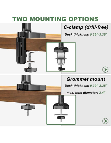 Soporte de Monitor UPGRAVITY para Pantallas de 13 a 86 cm