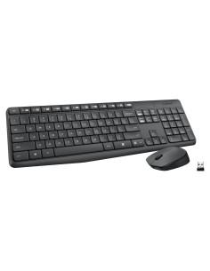 Combo Inalámbrico Teclado y Ratón Logitech MK235 - Gris