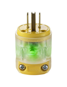 Enchufe Iluminado Leviton 15A Tipo B 515PV-LIT Interior