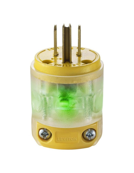 Enchufe Iluminado Leviton 15A Tipo B 515PV-LIT Interior