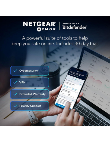 Router WiFi 7 NETGEAR Nighthawk RS200 6.5Gbps 232m