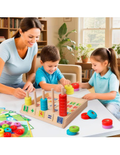 Juguete Montessori Lydaz de Matemáticas para Niños 2-5 Años 2