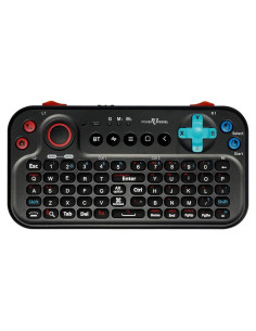 Teclado Bluetooth FUNDIAN PV-K02 con Mouse y Audio, Negro