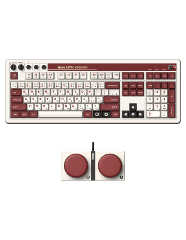 Teclado Mecánico 8BitDo Fami 108 Teclas Inalámbrico USB-C