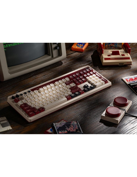 Teclado Mecánico 8BitDo Fami 108 Teclas Inalámbrico USB-C