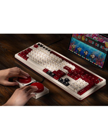 Teclado Mecánico 8BitDo Fami 108 Teclas Inalámbrico USB-C