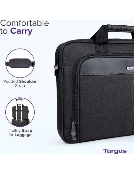 Maletín Targus Slim 16" para laptop unisex negro
