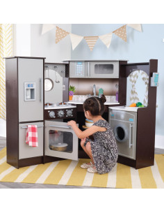 Cocina de Juguete Esquina KidKraft Ultimate Madera Espresso 2
