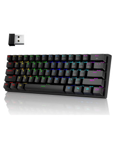 Teclado Mecánico Inalámbrico Eltz 60% RGB 61 Teclas