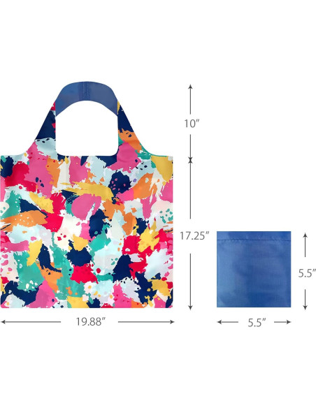 Bolsa de Compras Reutilizable Wrapables Boho Abstracto 20kg Bolsa de Compras Reutilizable Wrapables Boho Abstracto 20kg