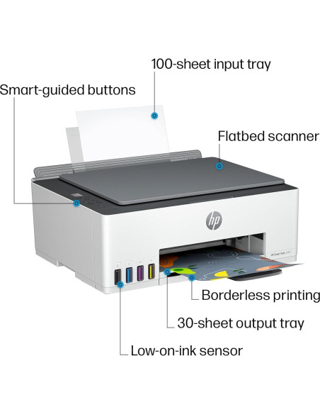Impresora HP Smart Tank 5101 Inalámbrica Todo-en-Uno