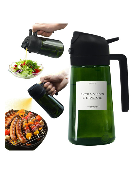 Botella Pulverizadora de Aceite JIZHOUYAO 470ml a Prueba de Luz