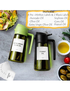 Botella Pulverizadora de Aceite JIZHOUYAO 470ml a Prueba de Luz 2