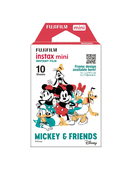 Película Instantánea Fujifilm 10 Pcs Mickey y Amigos
