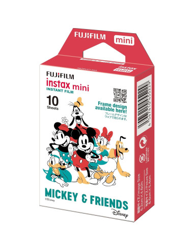 Película Instantánea Fujifilm 10 Pcs Mickey y Amigos