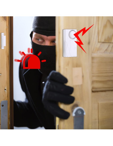 Alarma de Seguridad Inalámbrica Lancoon LK-M64, 105dB